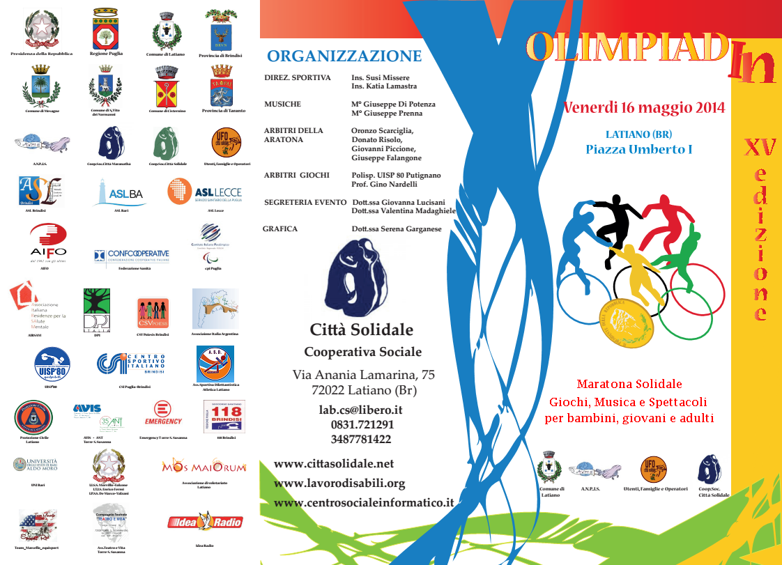brochure olimpiadi in 2014