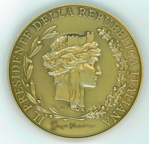 lato a medaglia presidente alle Olimpiadi In 2014